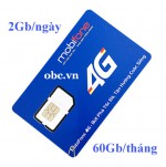 Sim 3G 4G OBC Mobifone 60Gb/tháng giá rẻ